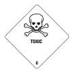 Toxic label. 