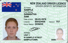Green full photo driver licence